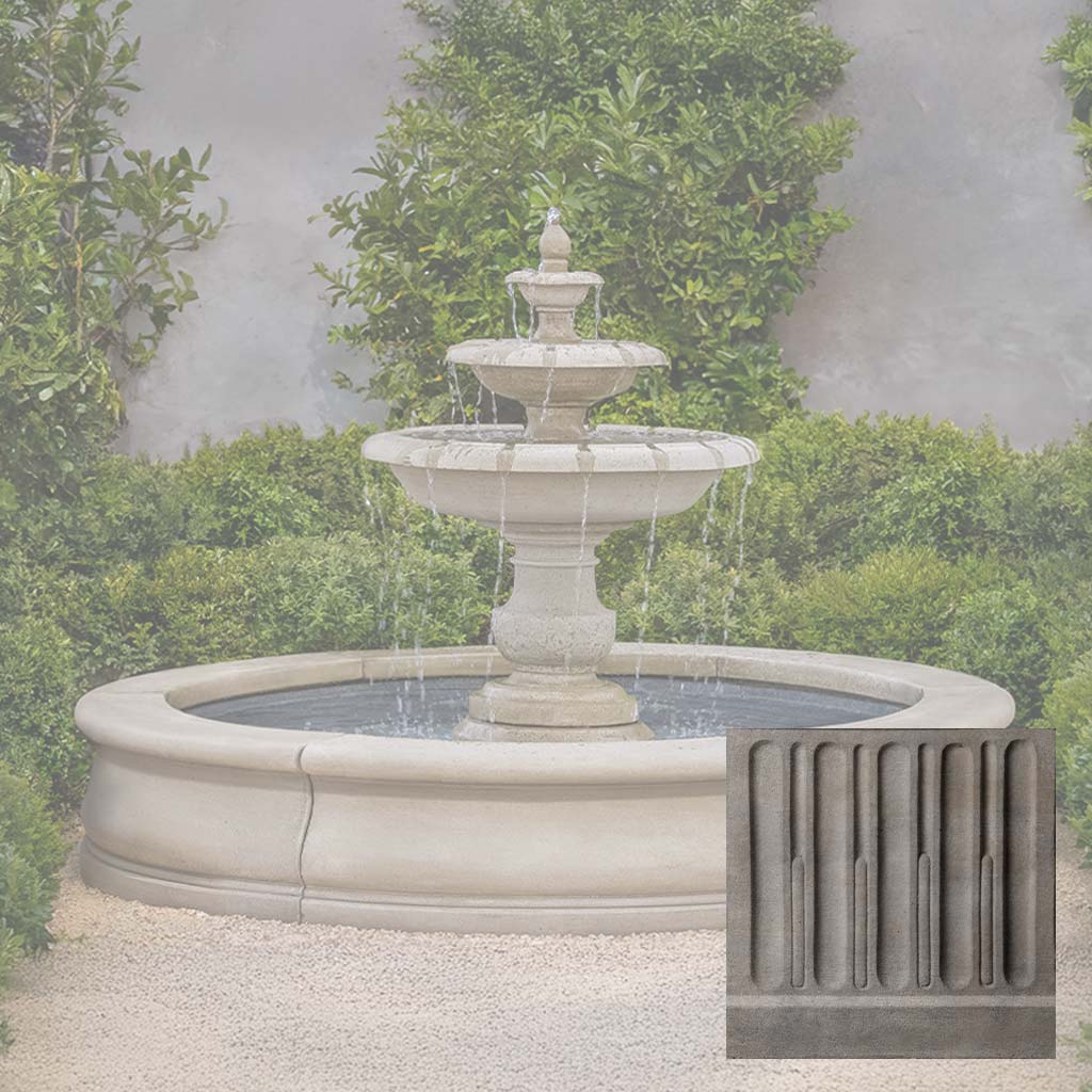 Campania Alessia Fountain in Basin - FT-443 - Image 6