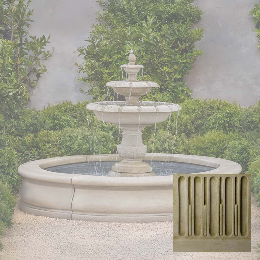 Campania Alessia Fountain in Basin - FT-443 - Image 7