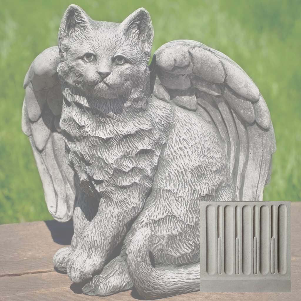 Campania Angel Kitty Garden Statue - A-490 - Image 10
