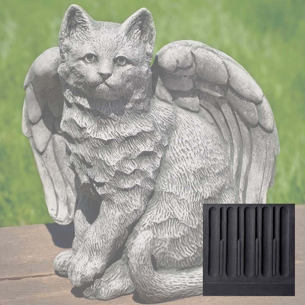 Campania Angel Kitty Garden Statue - A-490 - Image 11