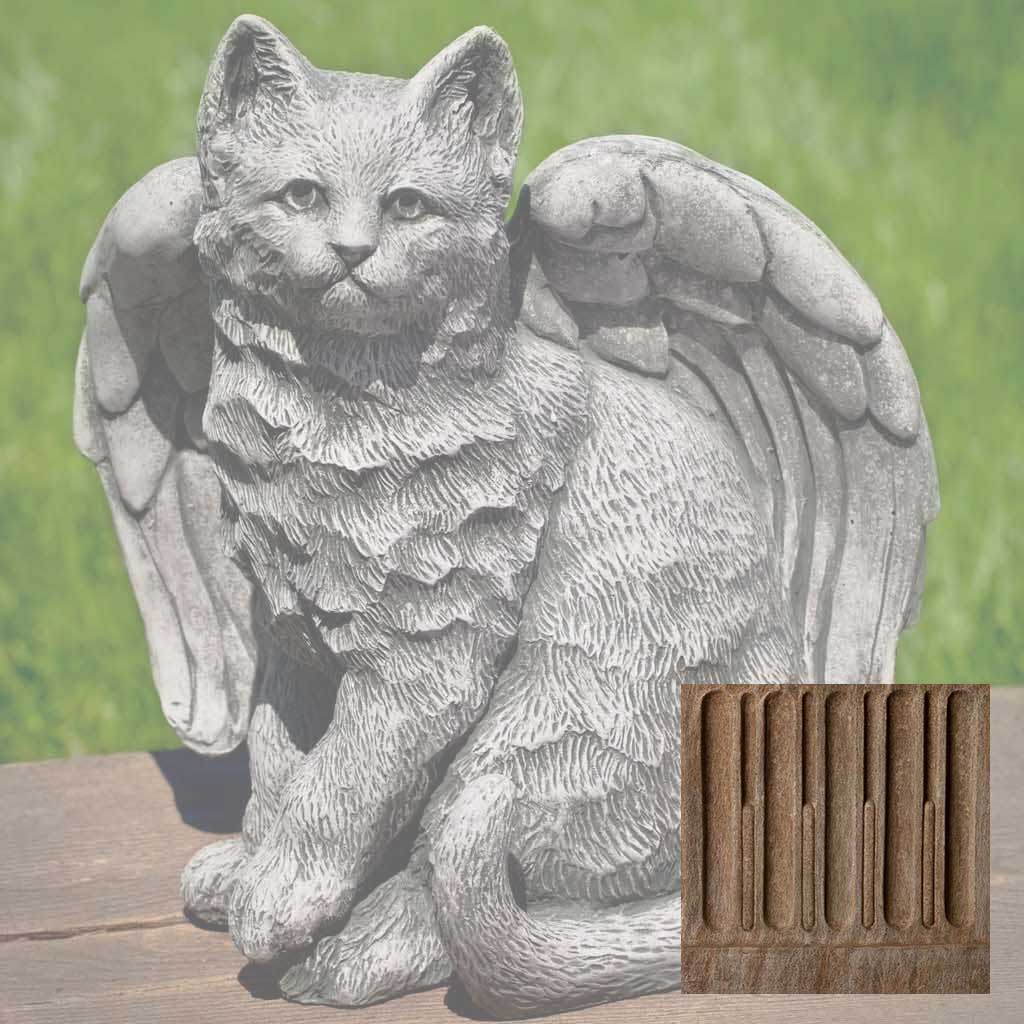 Campania Angel Kitty Garden Statue - A-490 - Image 2