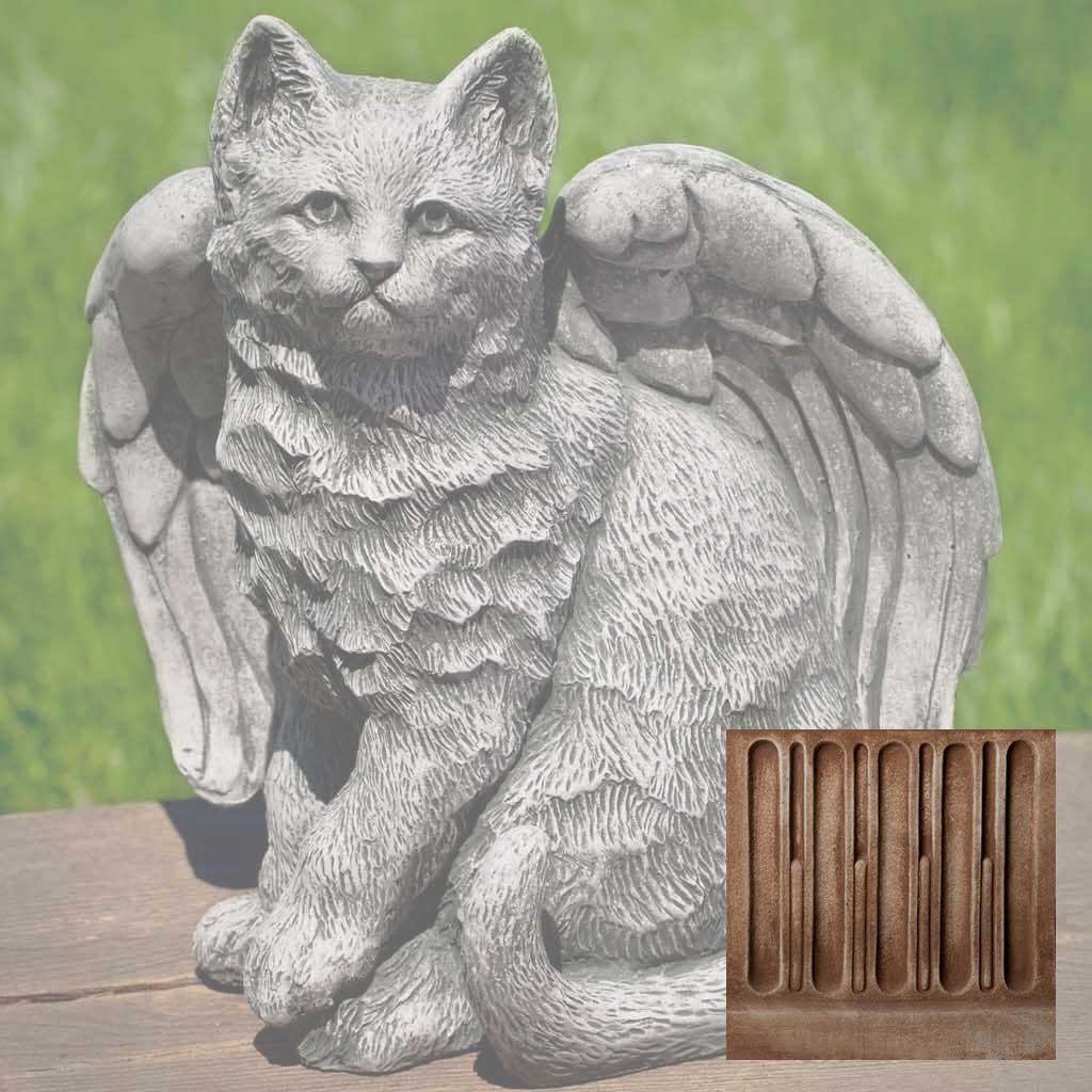 Campania Angel Kitty Garden Statue - A-490 - Image 3