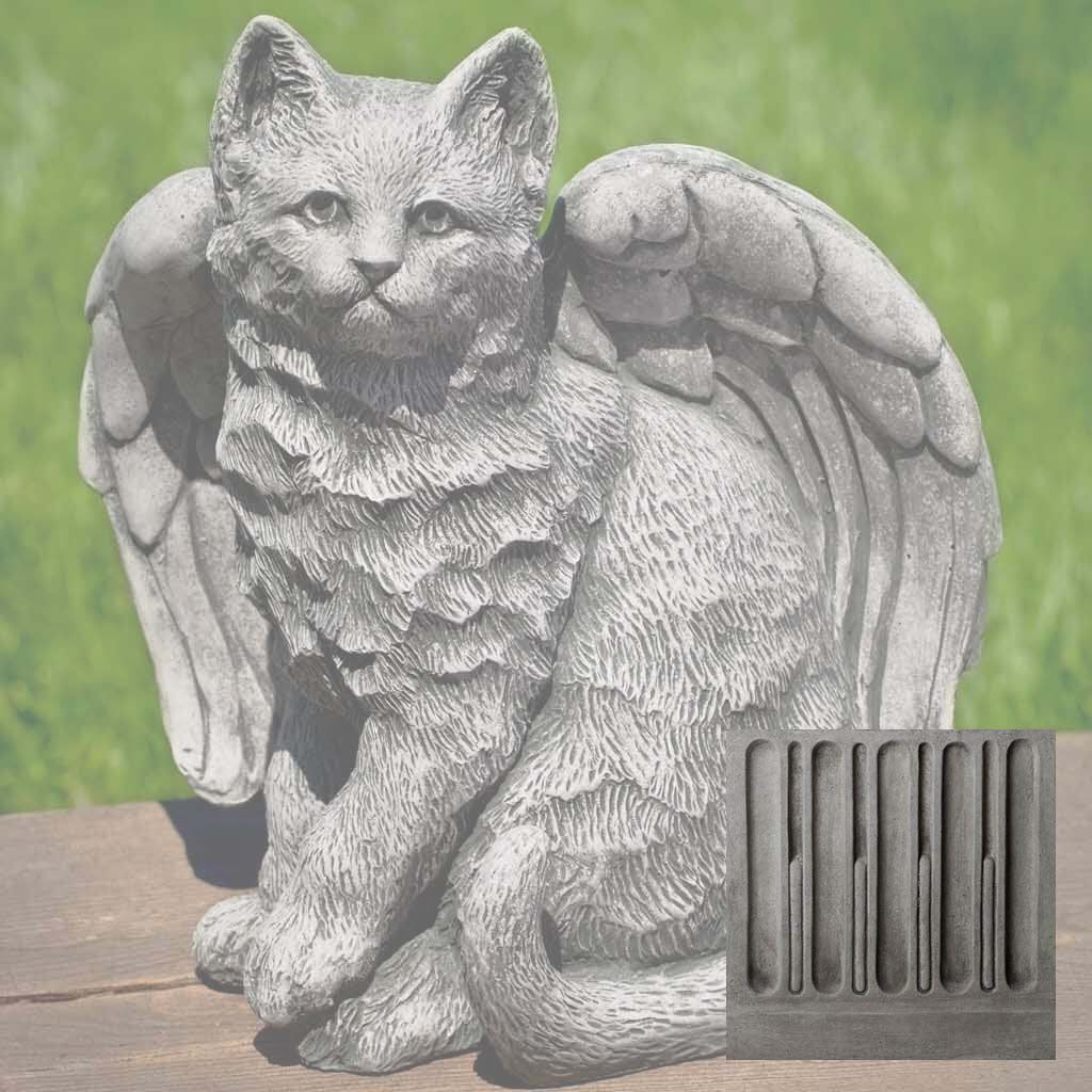 Campania Angel Kitty Garden Statue - A-490 - Image 8