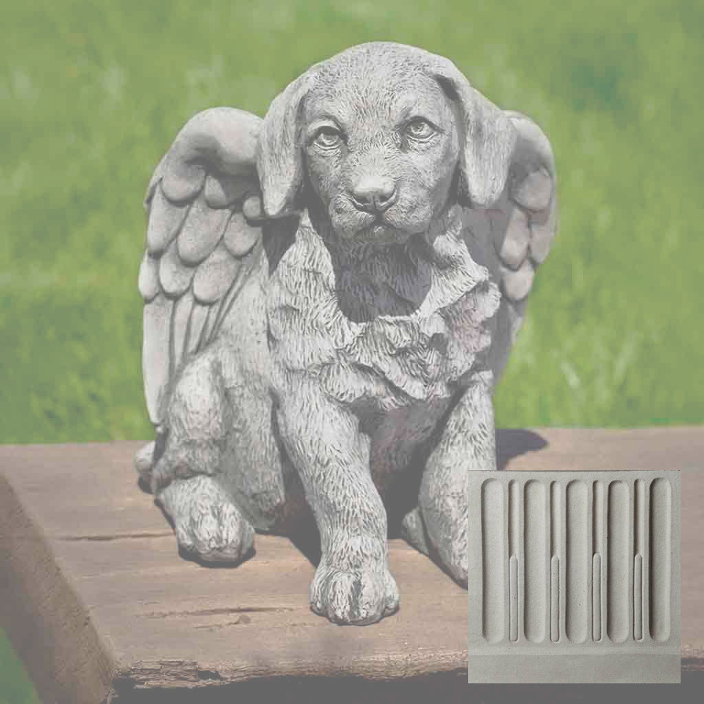 Campania Angel Puppy Garden Statue - A-491 - Image 10
