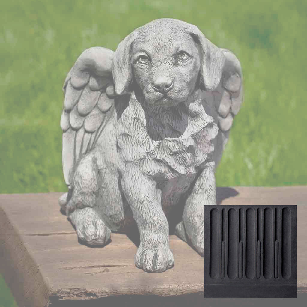 Campania Angel Puppy Garden Statue - A-491 - Image 11