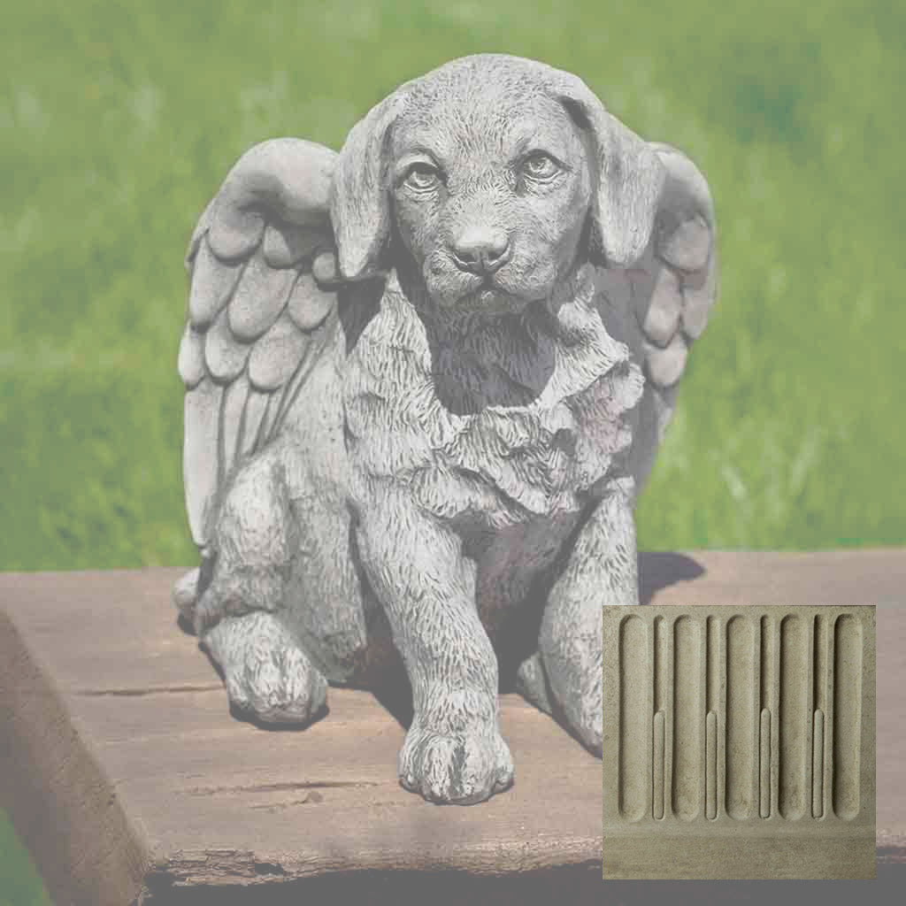 Campania Angel Puppy Garden Statue - A-491 - Image 14