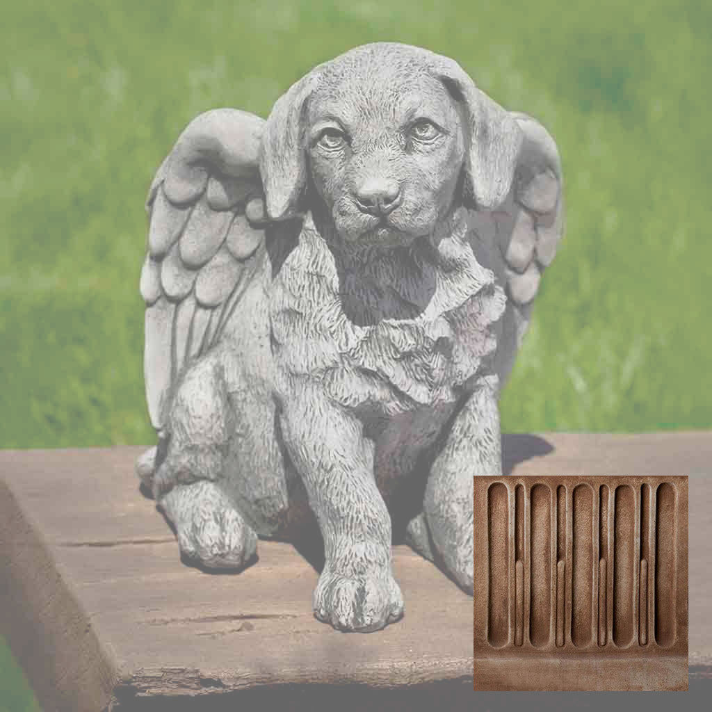 Campania Angel Puppy Garden Statue - A-491 - Image 3