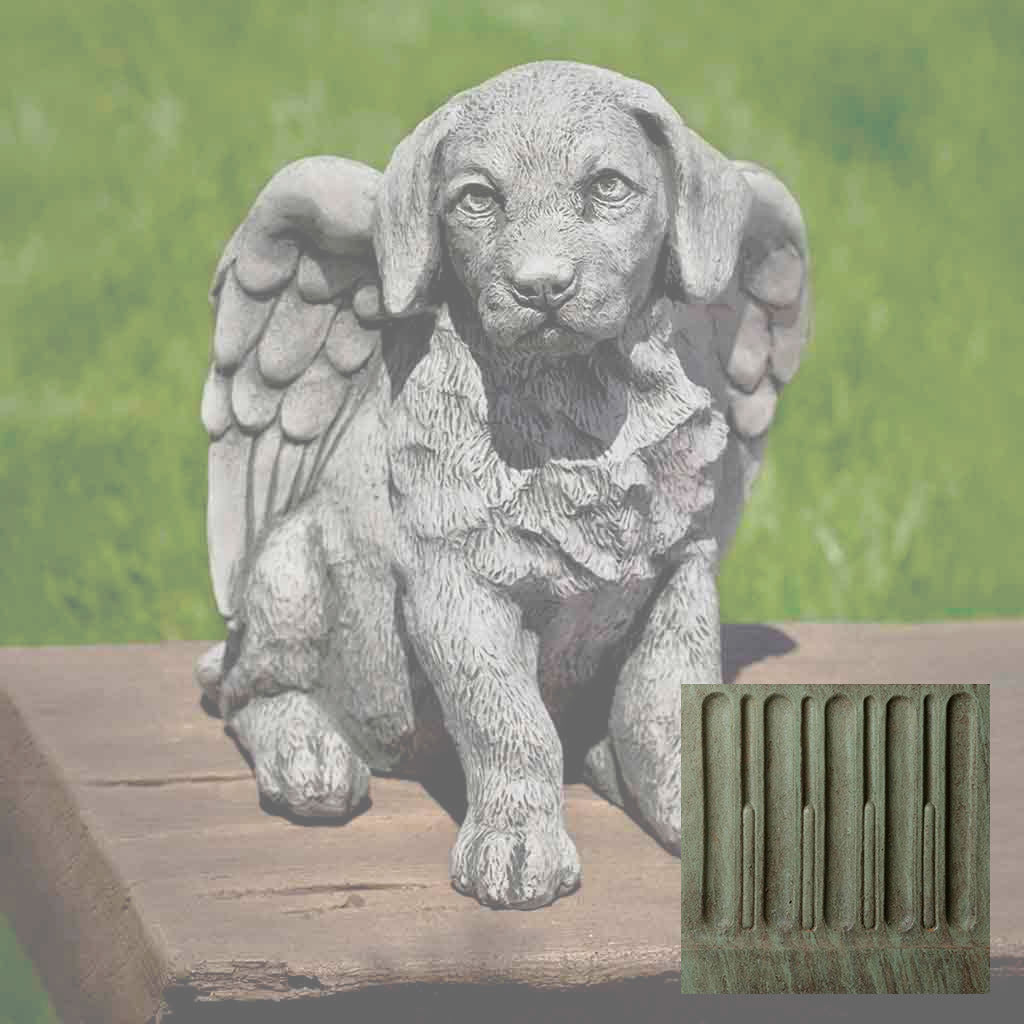 Campania Angel Puppy Garden Statue - A-491 - Image 4