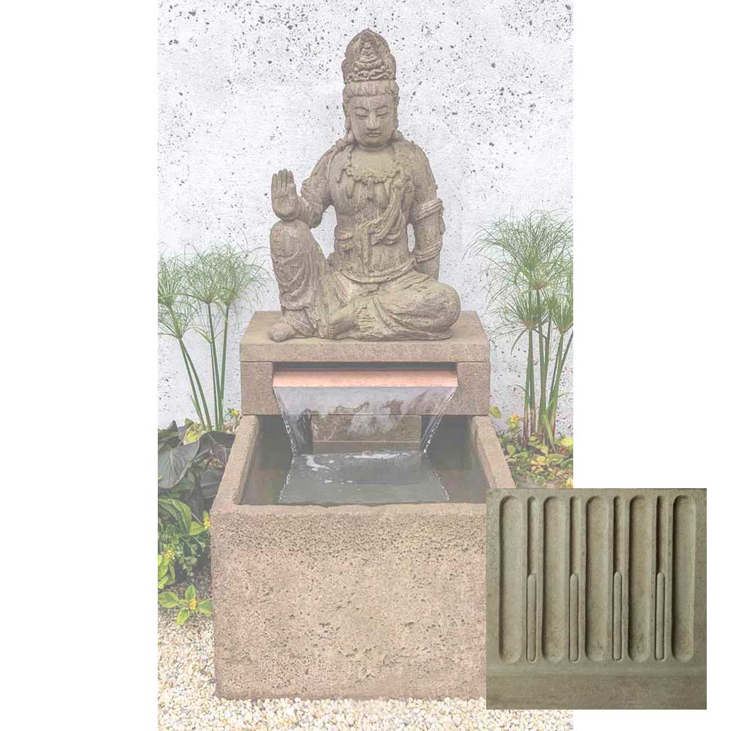 Campania Antique Quan Yin Buddha Fountain - FT-330 - Image 16