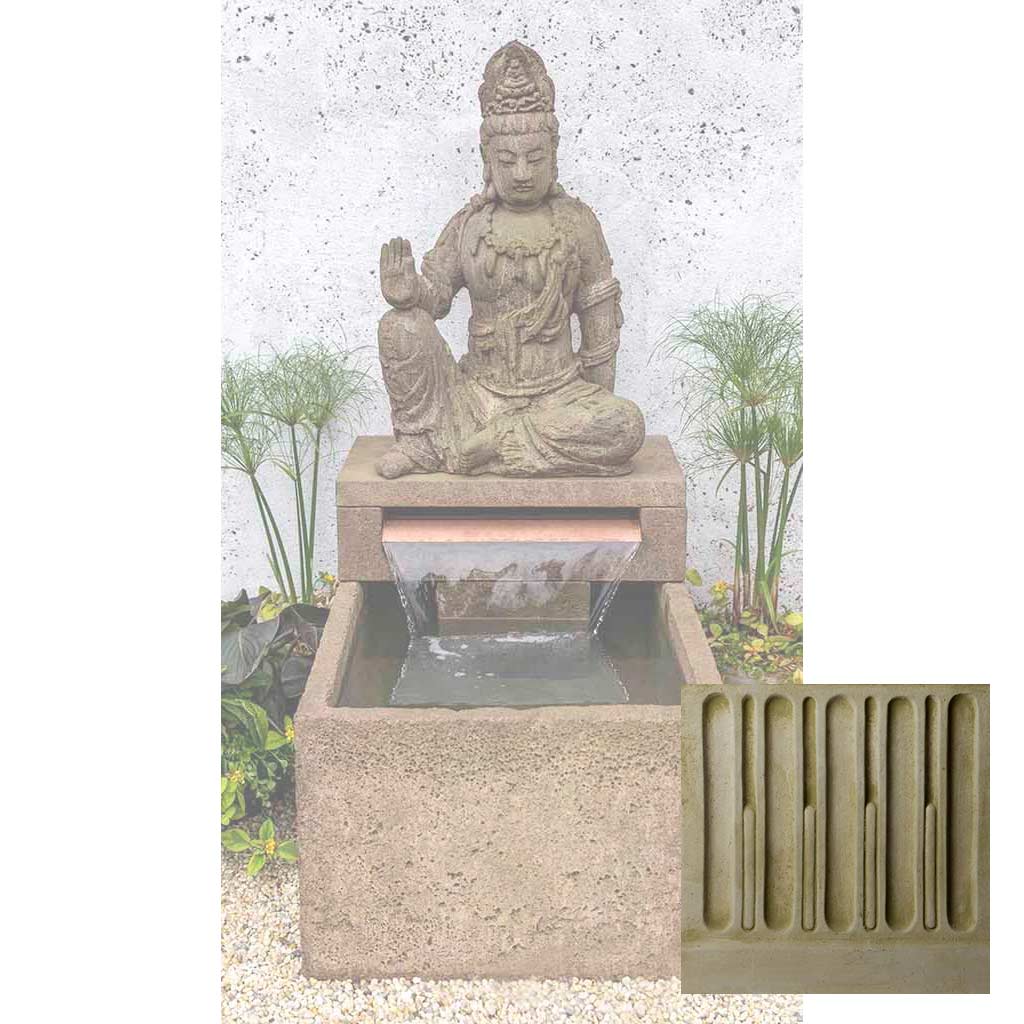 Campania Antique Quan Yin Buddha Fountain - FT-330 - Image 6
