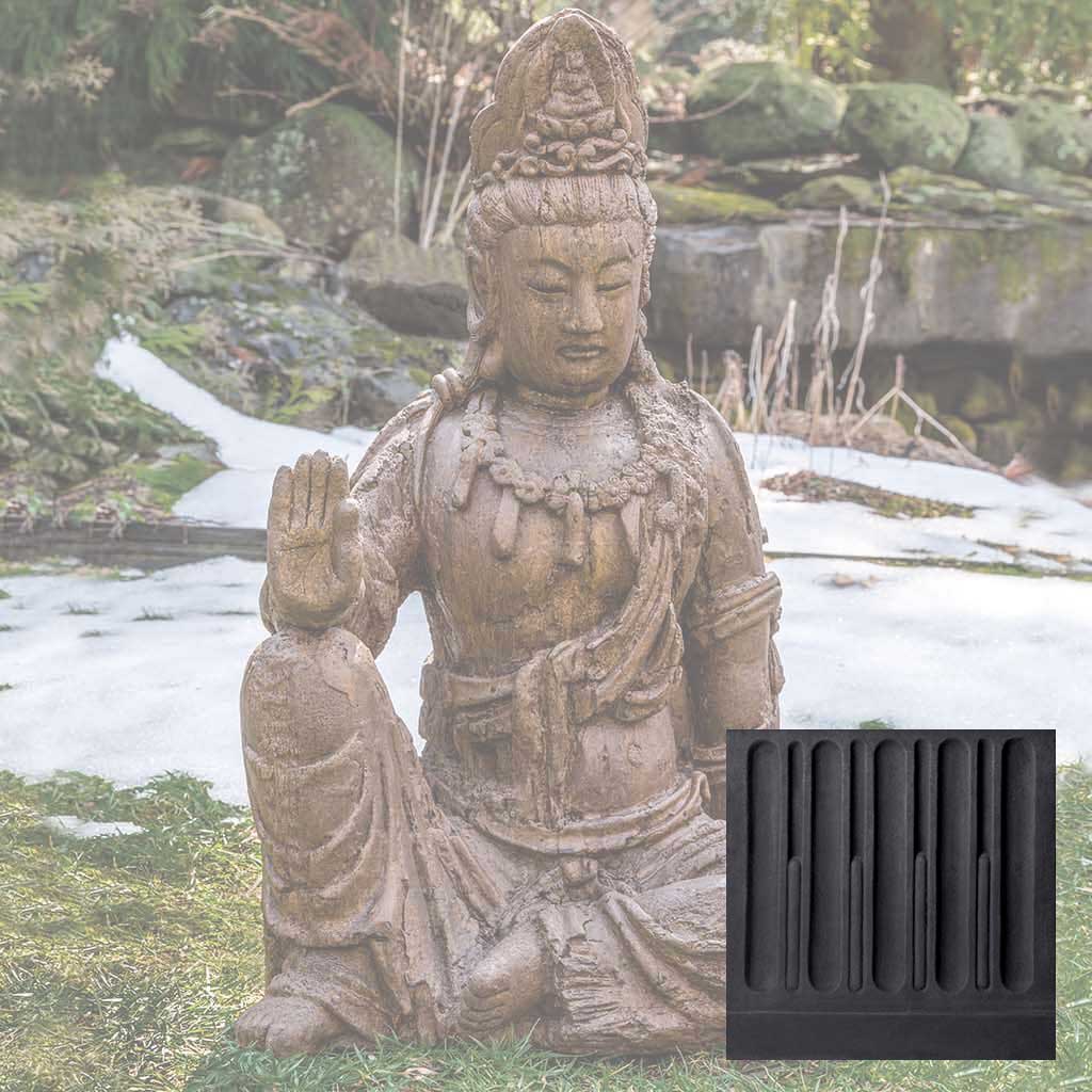 Campania Antique Quan Yin Buddha Garden Statue - OR-165 - Image 13