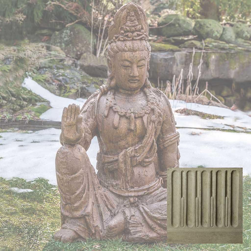 Campania Antique Quan Yin Buddha Garden Statue - OR-165 - Image 16
