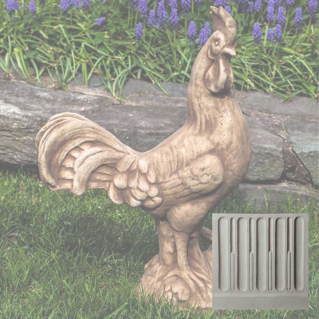 Campania Antique Rooster Garden Statue - A-500 - Image 10