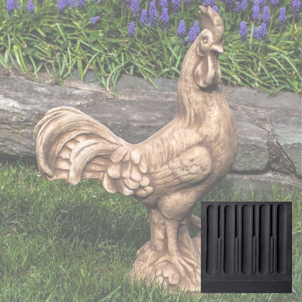 Campania Antique Rooster Garden Statue - A-500 - Image 11