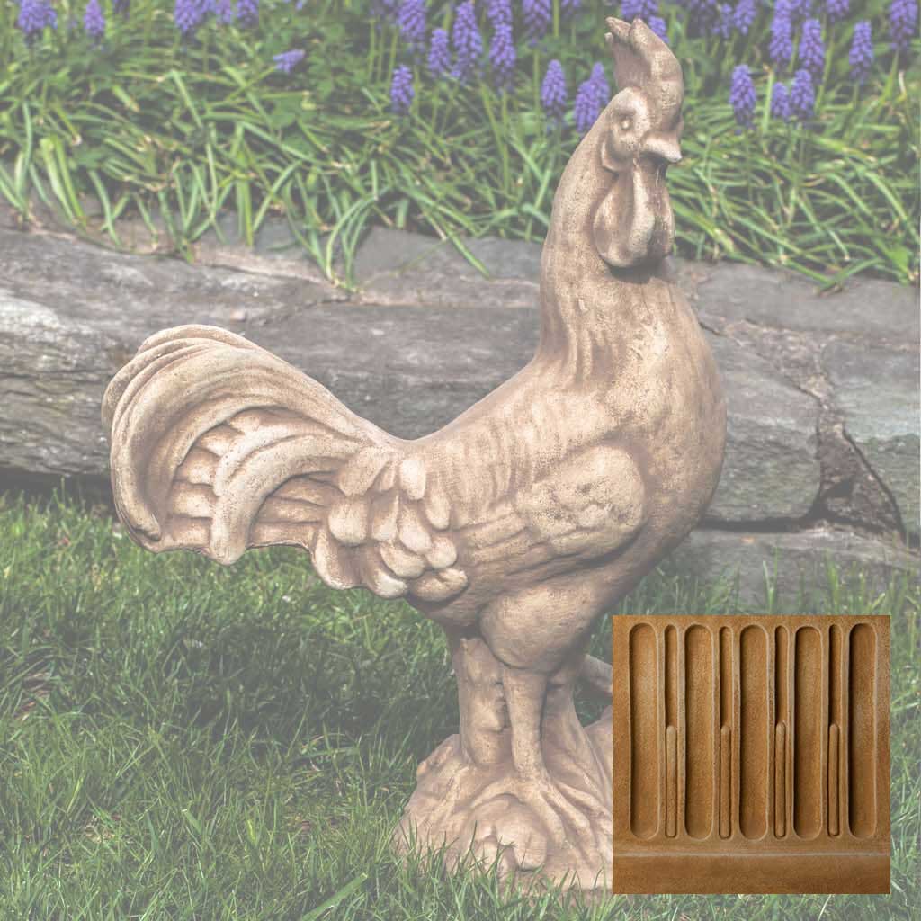 Campania Antique Rooster Garden Statue - A-500 - Image 13