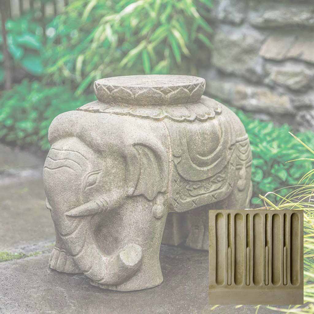 Campania Artifact Elephant Garden Statue - OR-174 - Image 5