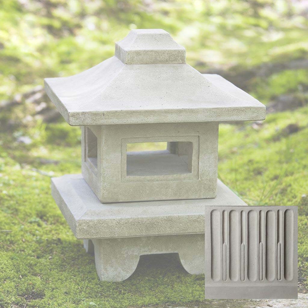 Campania Atsumi Lantern Garden Statue - OR-107 - Image 11