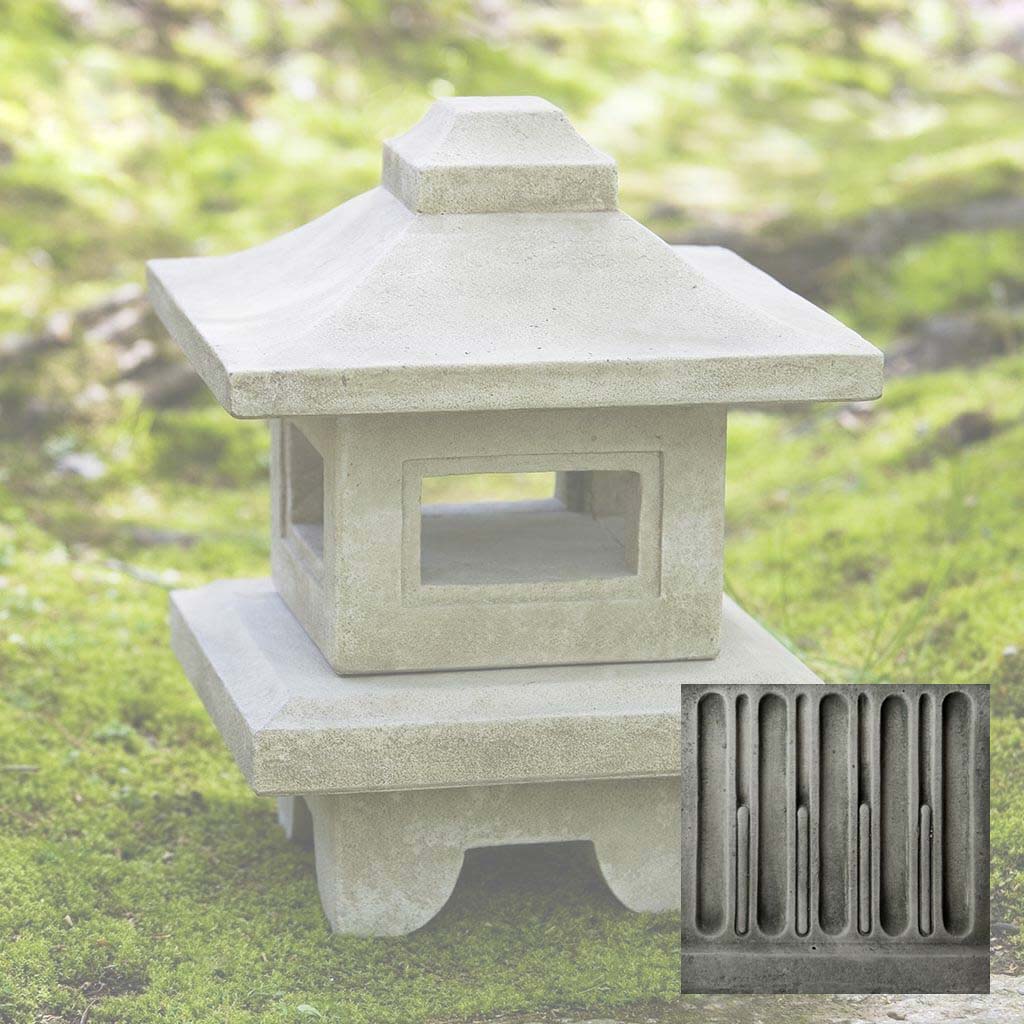 Campania Atsumi Lantern Garden Statue - OR-107 - Image 3