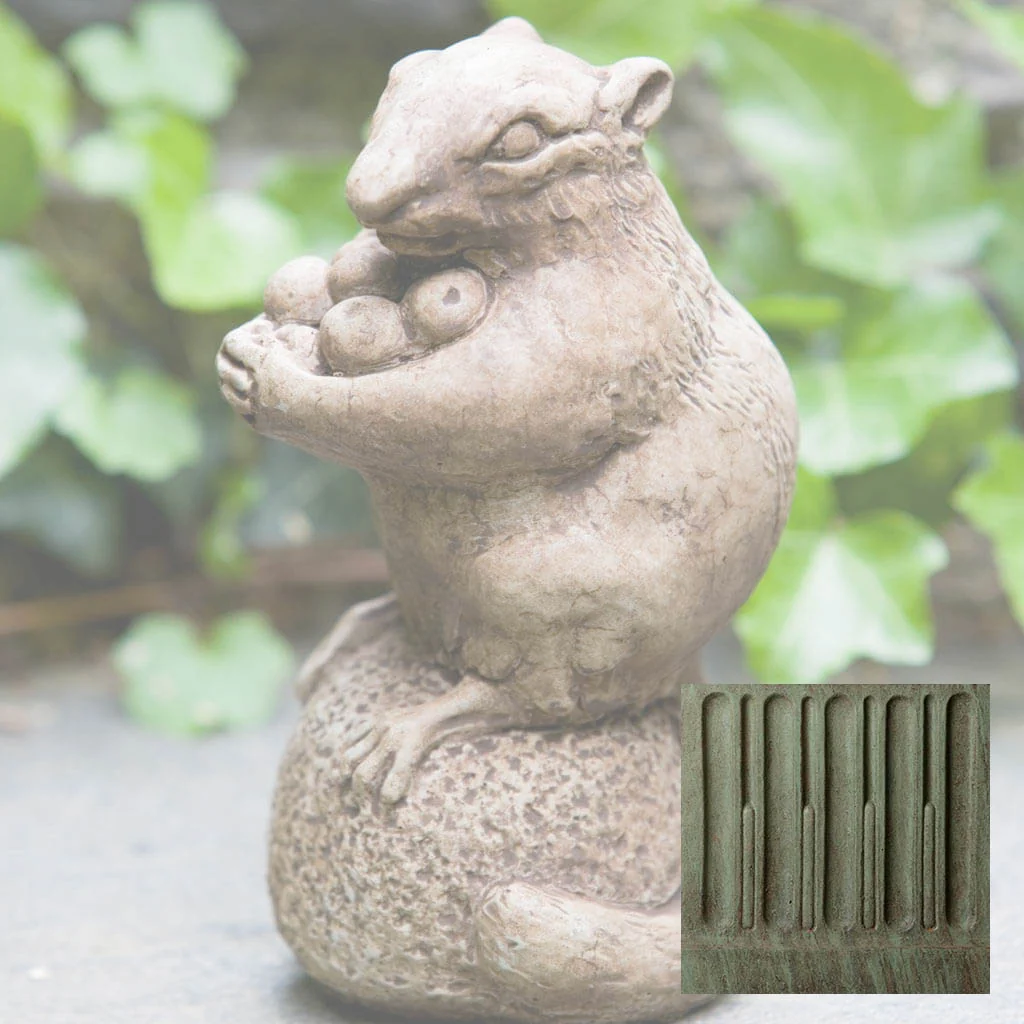 Campania Autumn Chipmunk Garden Statue - A-350 - Image 4
