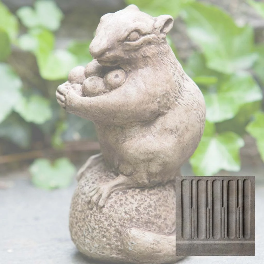 Campania Autumn Chipmunk Garden Statue - A-350 - Image 5