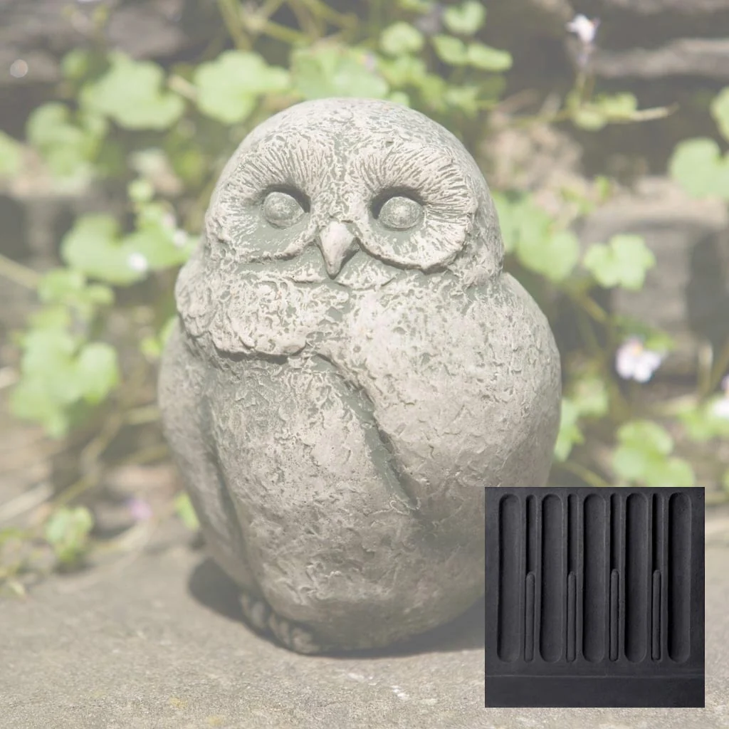 Campania Baby Barn Owl Garden Statue - A-346 - Image 11