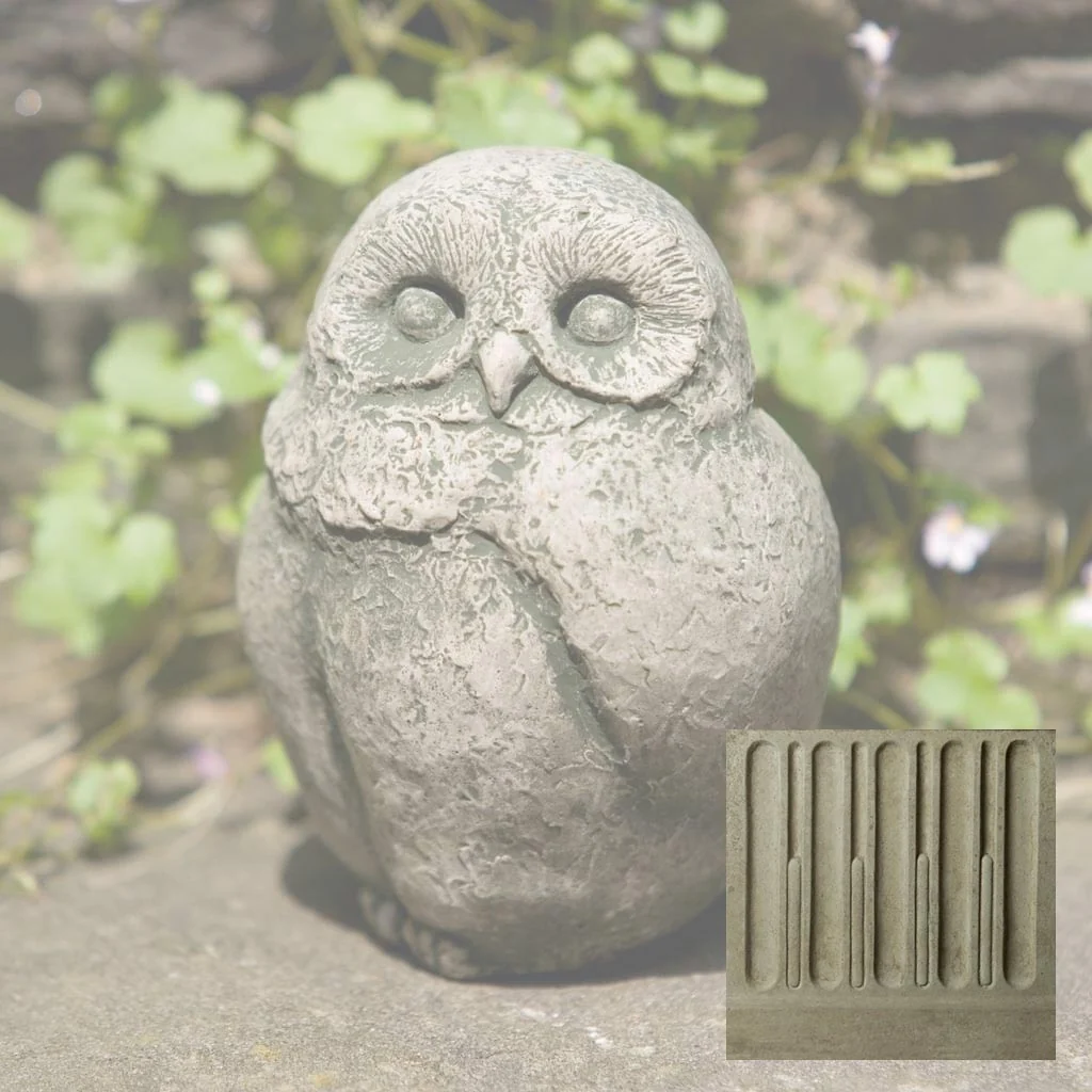 Campania Baby Barn Owl Garden Statue - A-346 - Image 14