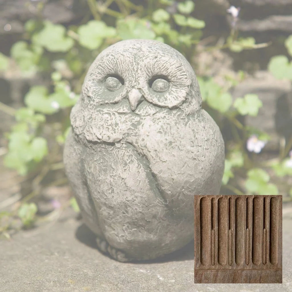 Campania Baby Barn Owl Garden Statue - A-346 - Image 2