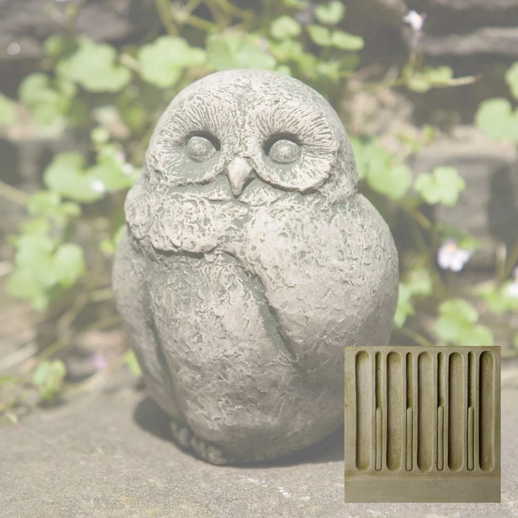 Campania Baby Barn Owl Garden Statue - A-346 - Image 5