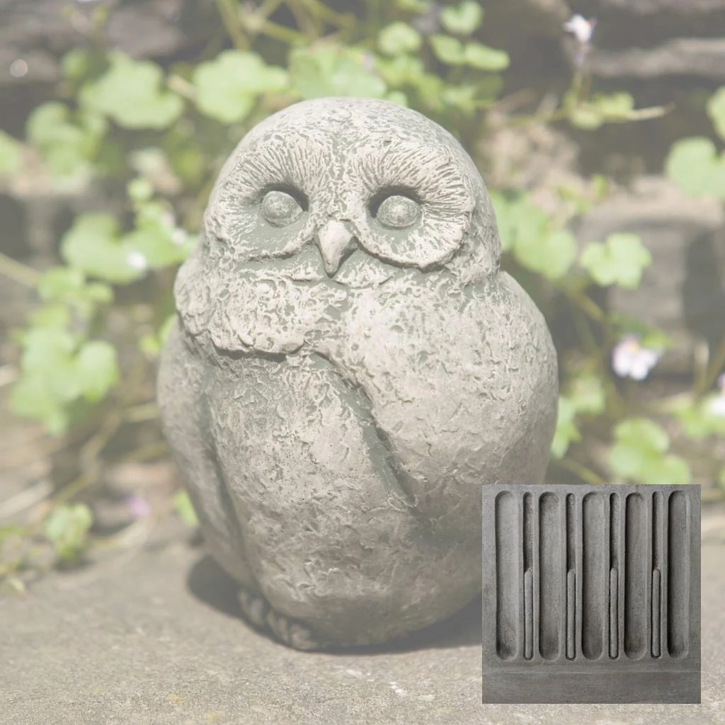 Campania Baby Barn Owl Garden Statue - A-346 - Image 8