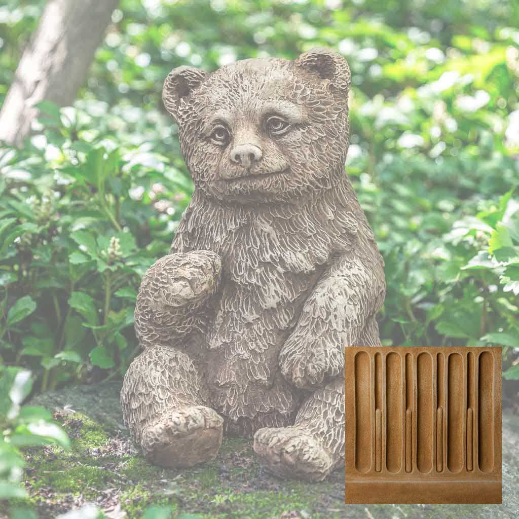 Campania Bear Cub Garden Statue - A-625 - Image 13