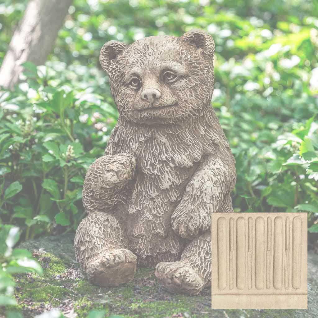Campania Bear Cub Garden Statue - A-625 - Image 6