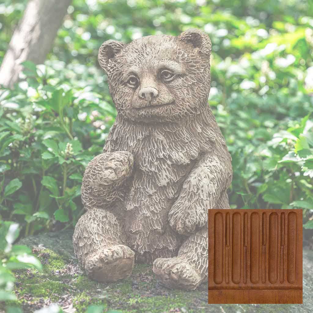 Campania Bear Cub Garden Statue - A-625 - Image 7