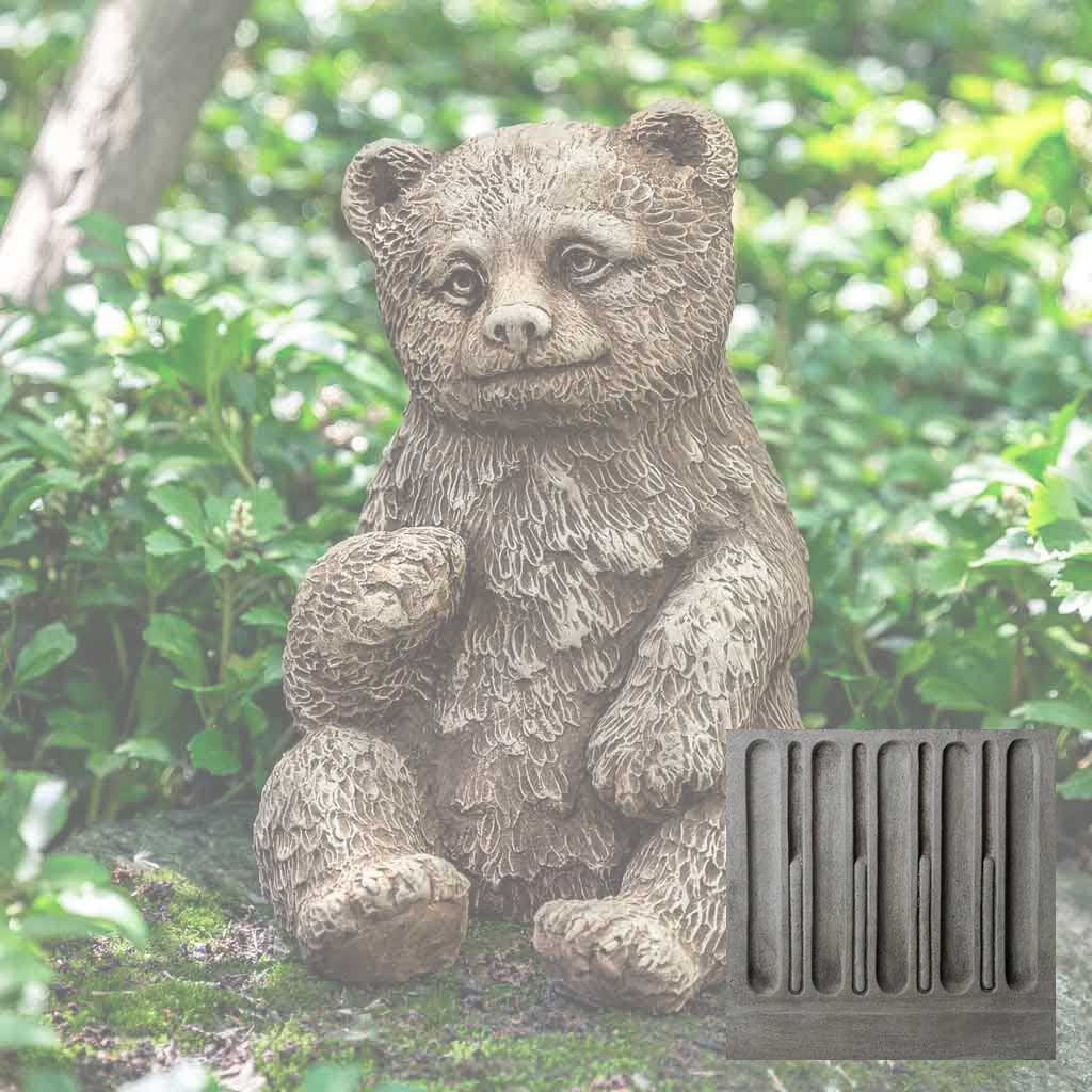 Campania Bear Cub Garden Statue - A-625 - Image 8
