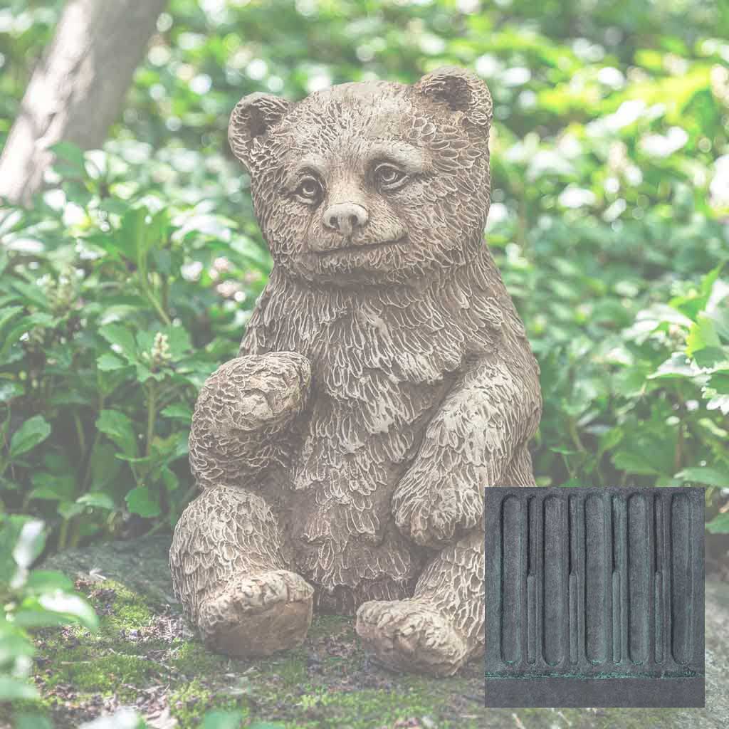 Campania Bear Cub Garden Statue - A-625 - Image 9