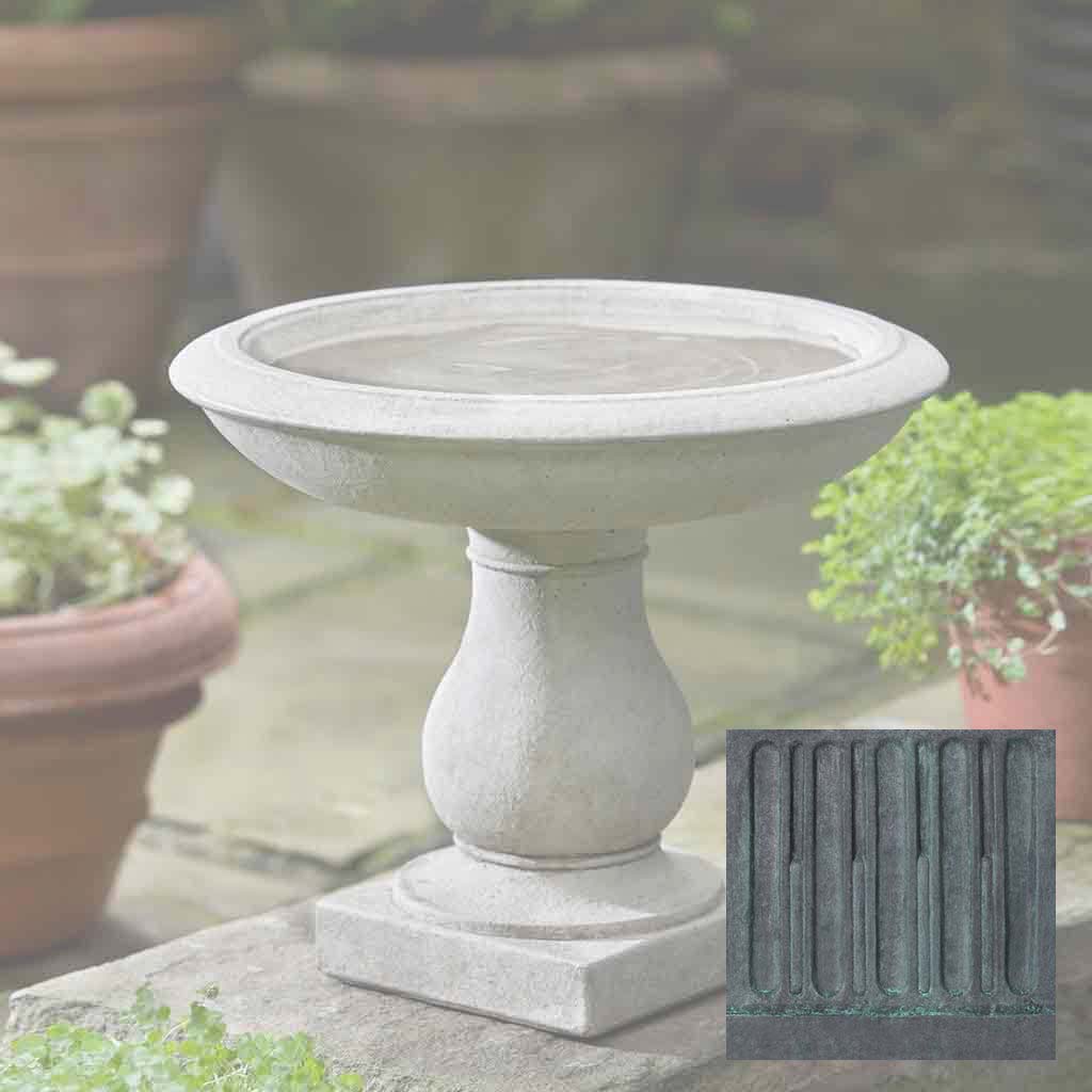 Campania Beauvoir Birdbath - B-141 - Image 10