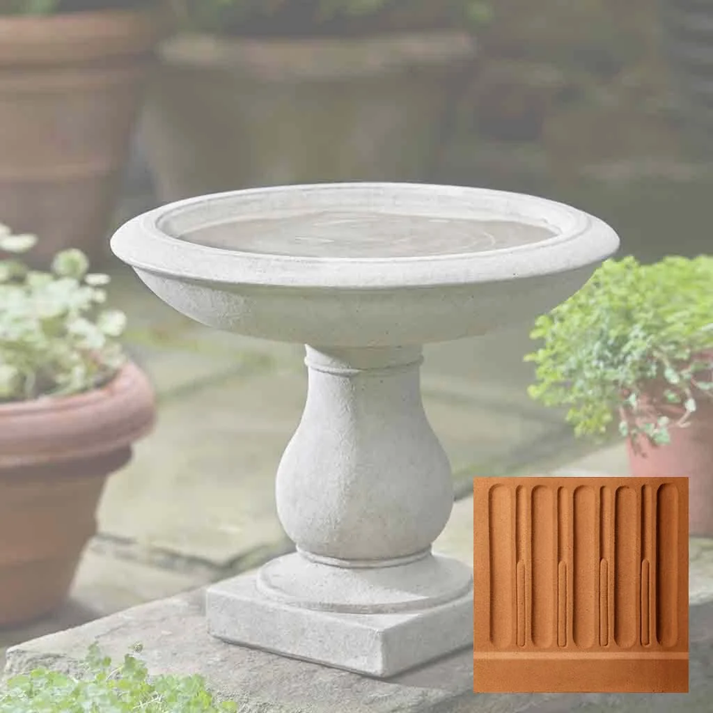 Campania Beauvoir Birdbath - B-141 - Image 14