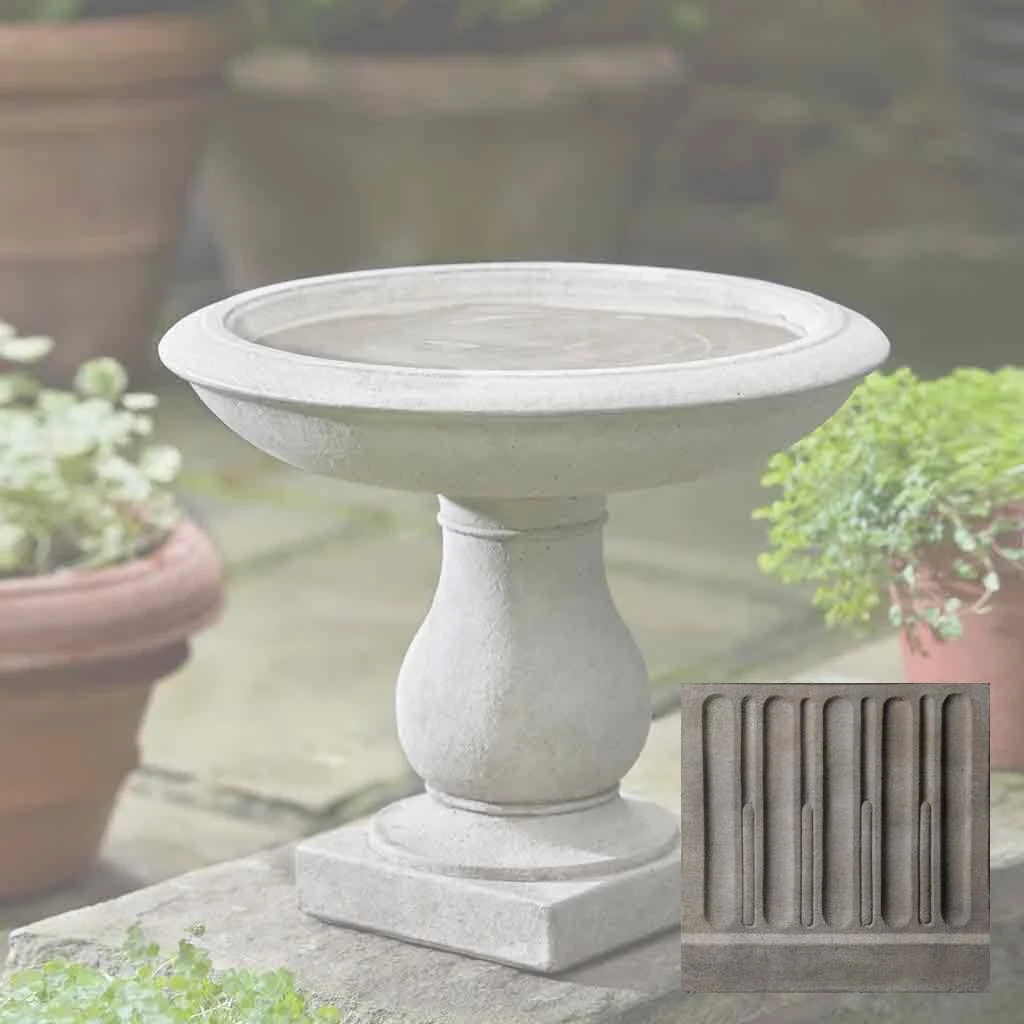 Campania Beauvoir Birdbath - B-141 - Image 6