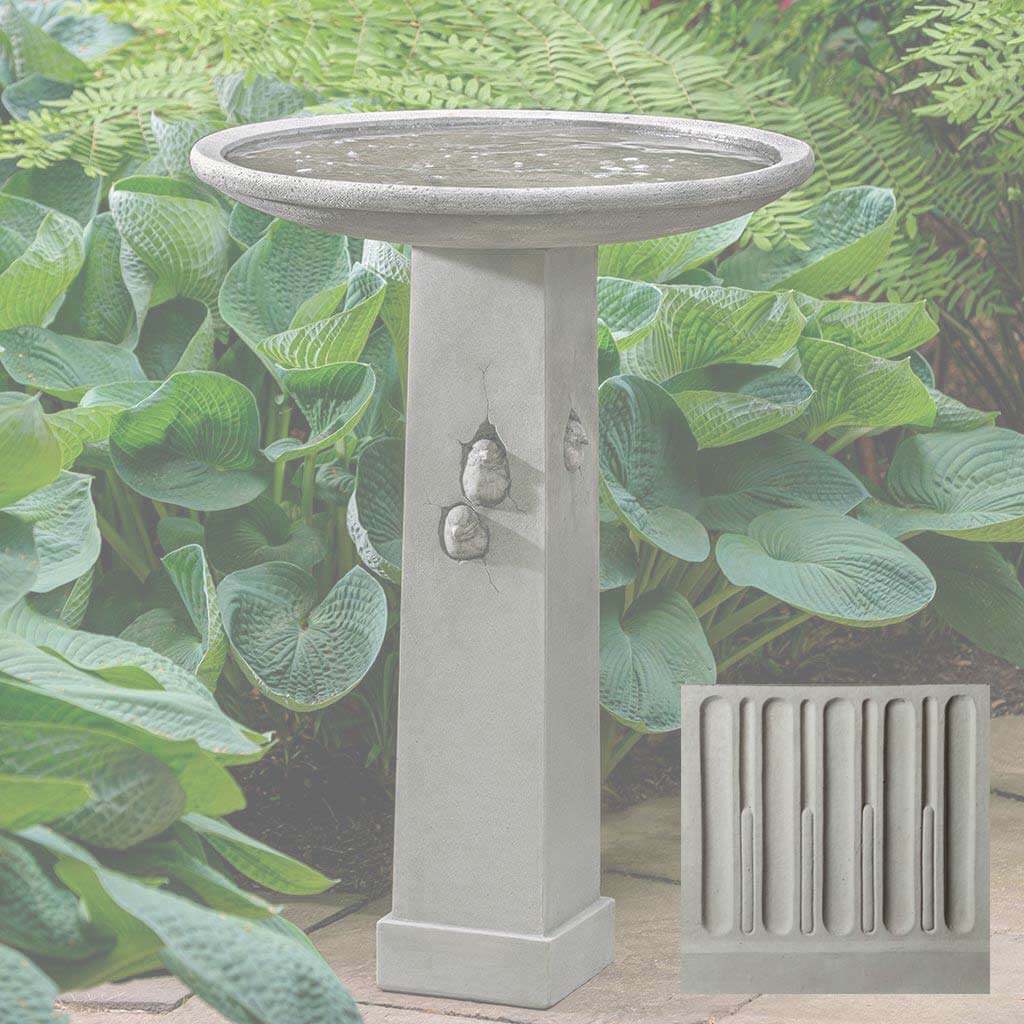Campania Birdhouse Birdbath - B-191 - Image 10