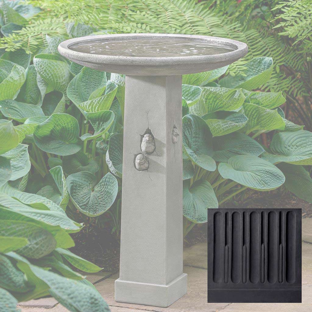 Campania Birdhouse Birdbath - B-191 - Image 11