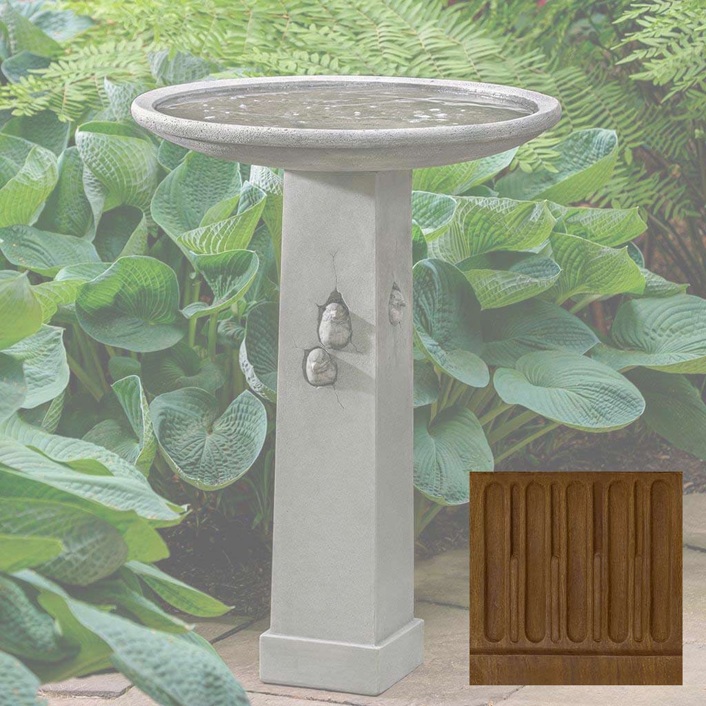 Campania Birdhouse Birdbath - B-191 - Image 12