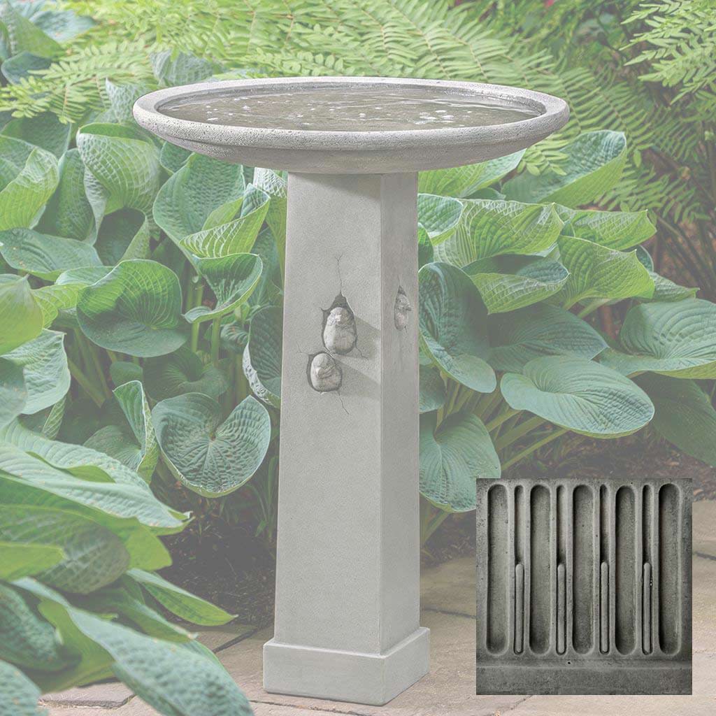 Campania Birdhouse Birdbath - B-191 - Image 3