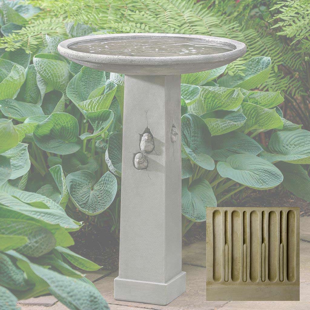 Campania Birdhouse Birdbath - B-191 - Image 6