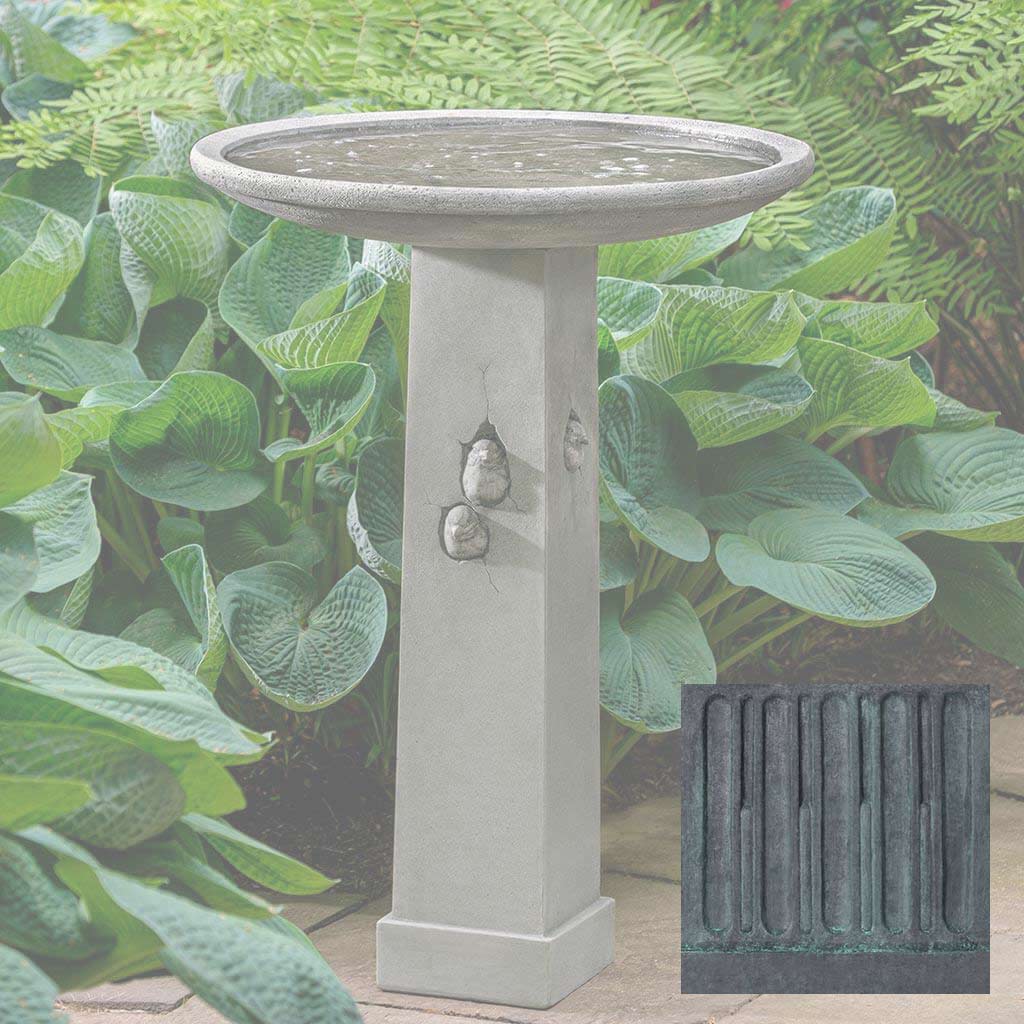 Campania Birdhouse Birdbath - B-191 - Image 9