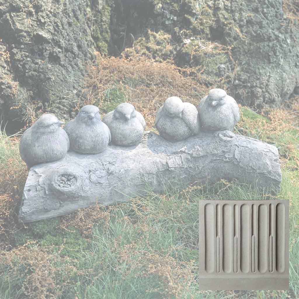 Campania Birds on a Log Garden Statue - A-203 - Image 11