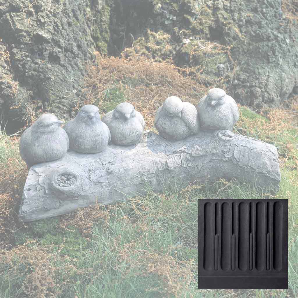 Campania Birds on a Log Garden Statue - A-203 - Image 12