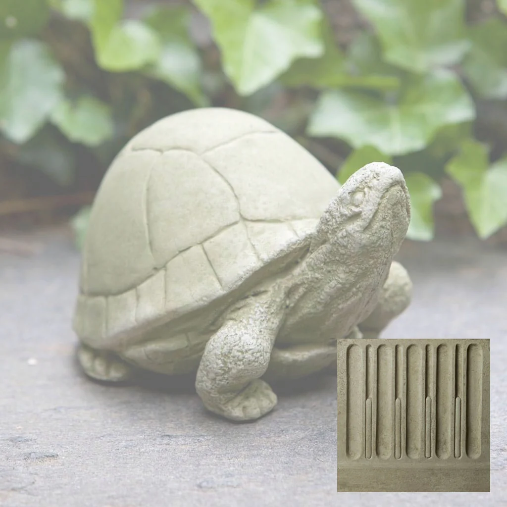 Campania Box Turtle Garden Statue - A-348 - Image 16