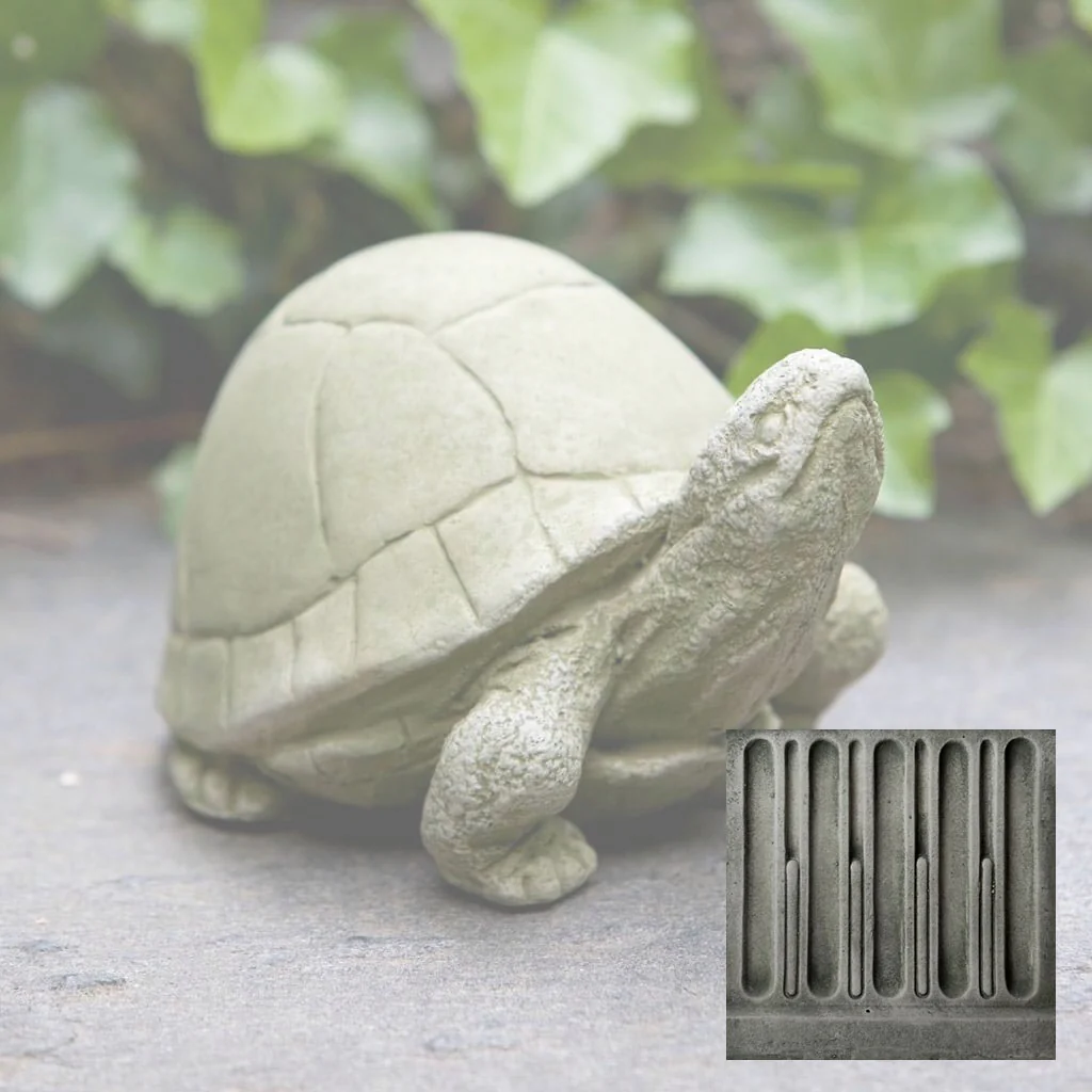 Campania Box Turtle Garden Statue - A-348 - Image 3