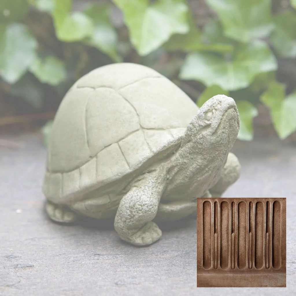 Campania Box Turtle Garden Statue - A-348 - Image 4