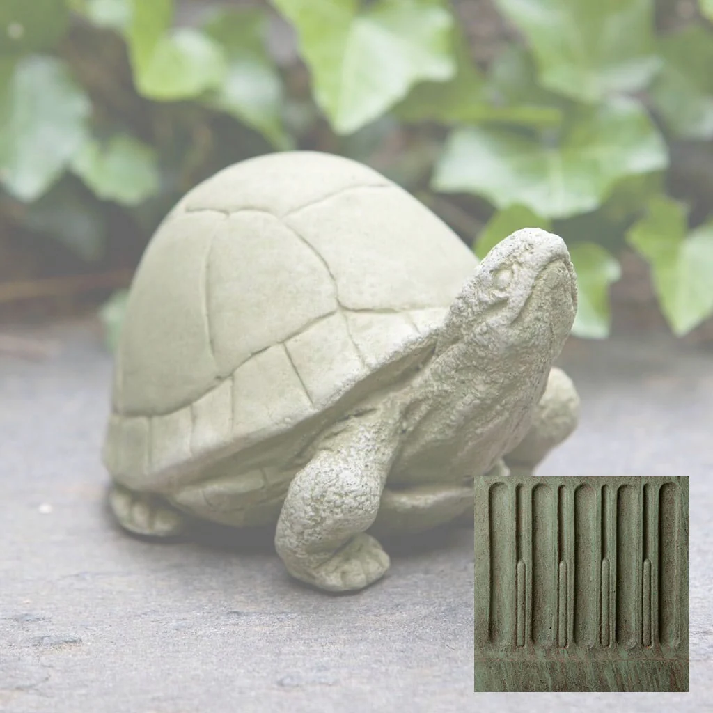 Campania Box Turtle Garden Statue - A-348 - Image 5