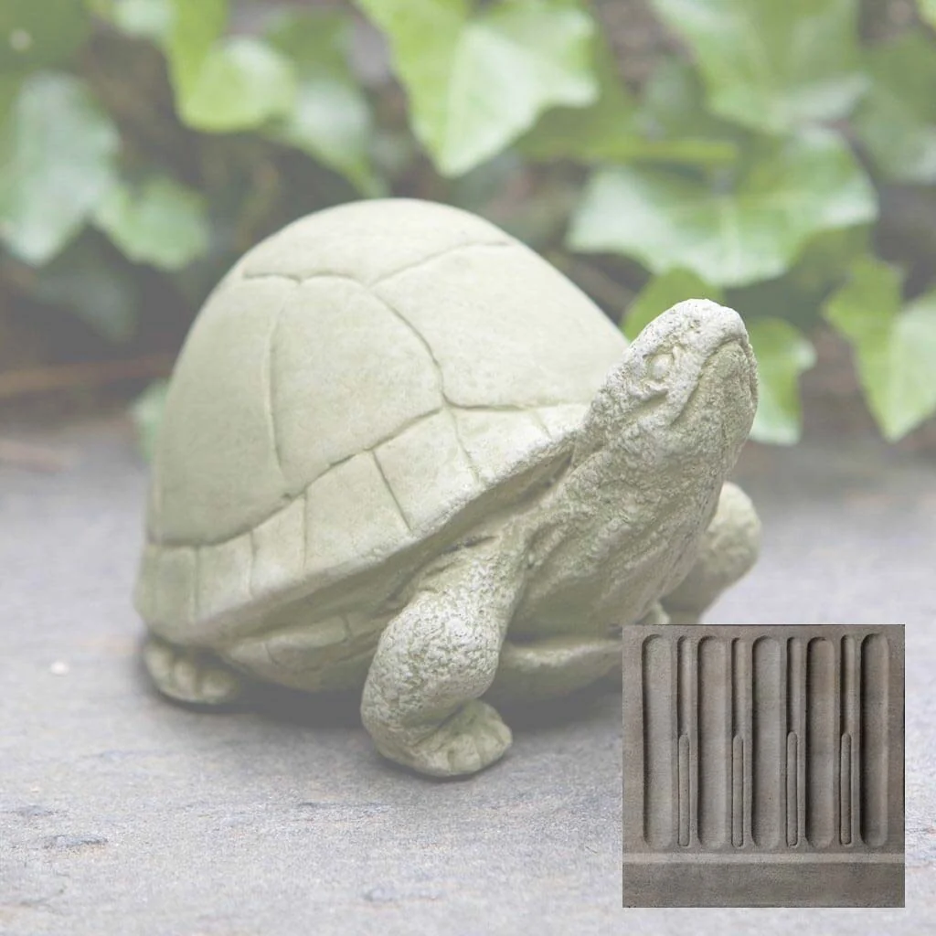 Campania Box Turtle Garden Statue - A-348 - Image 6